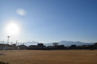 新年　石鎚連峰
