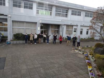 修学旅行お見送り