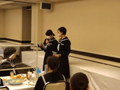 修学旅行朝食・退館式